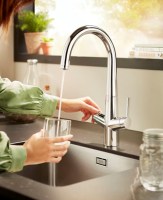 MONOMANDO COCINA con AGUA FILTRADA SYRA-F ROCA